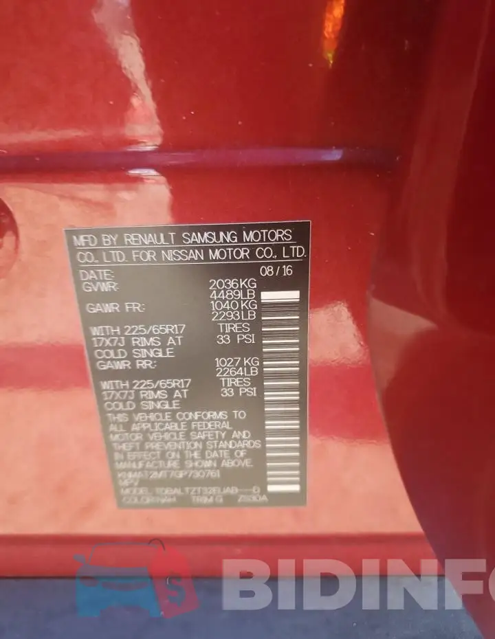 KNMAT2MT7GP730761 Photo# 13