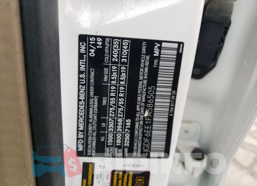 4JGDF6EE1FA586505 Photo# 13