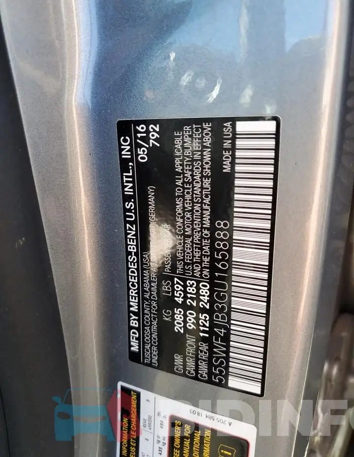 55SWF4JB3GU165888 Photo# 12