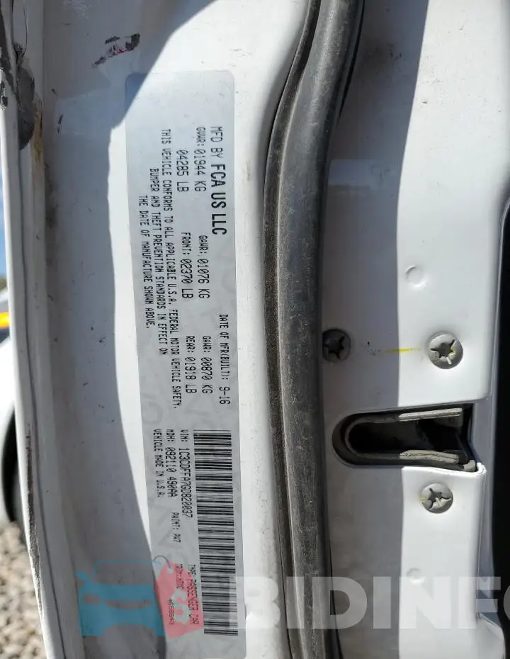 1C3CDFFA7GD820037 Photo# 12