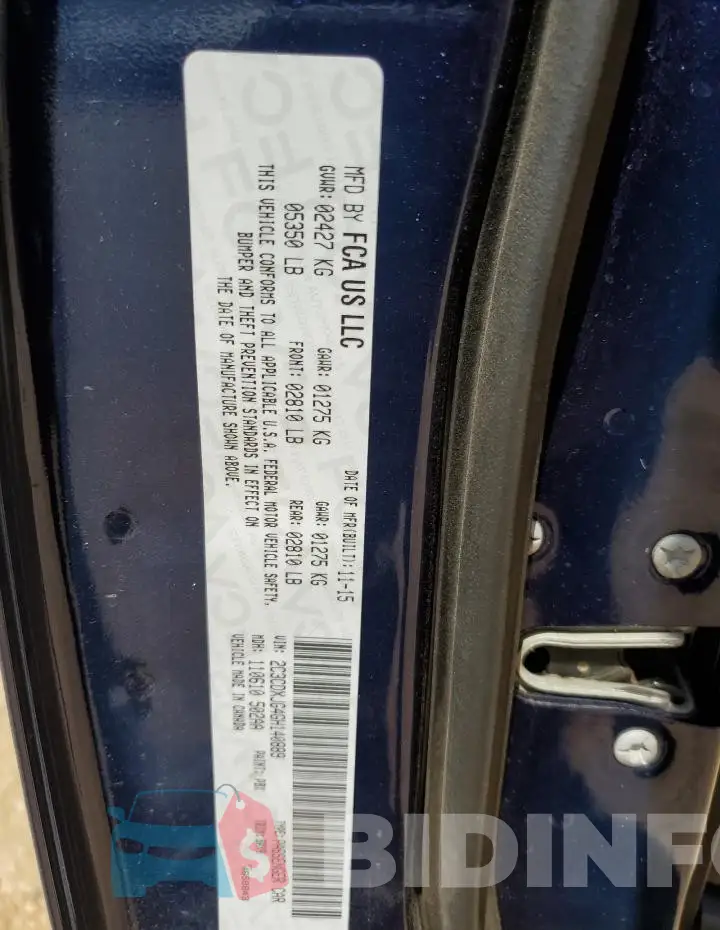 2C3CDXJG4GH140889 Photo# 13
