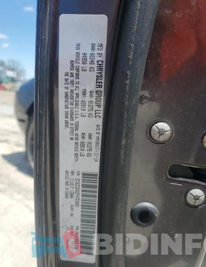 2C3CDZAG2FH723083 Photo# 12