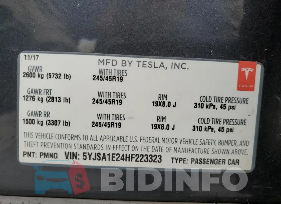 5YJSA1E24HF223323 Photo# 13