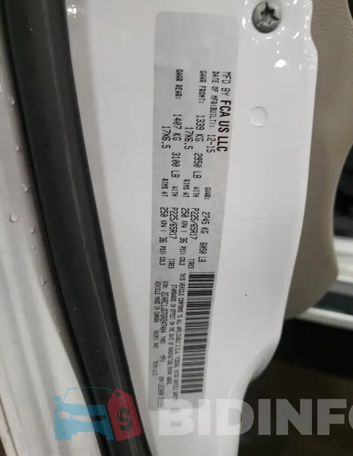 2C4RC1JG7GR247404 Photo# 14