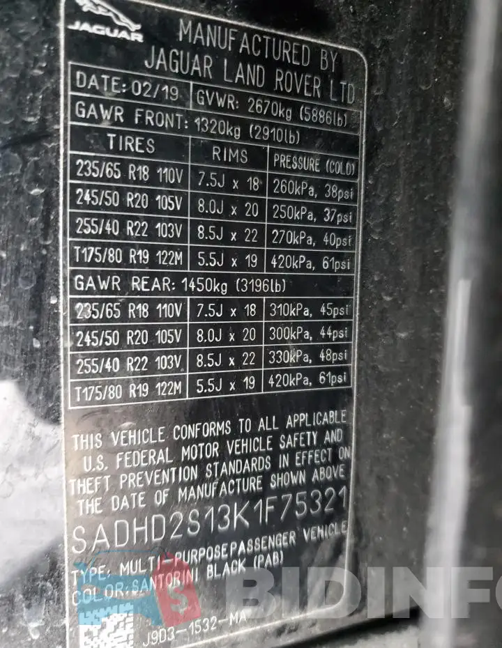 SADHD2S13K1F75321 Photo# 12