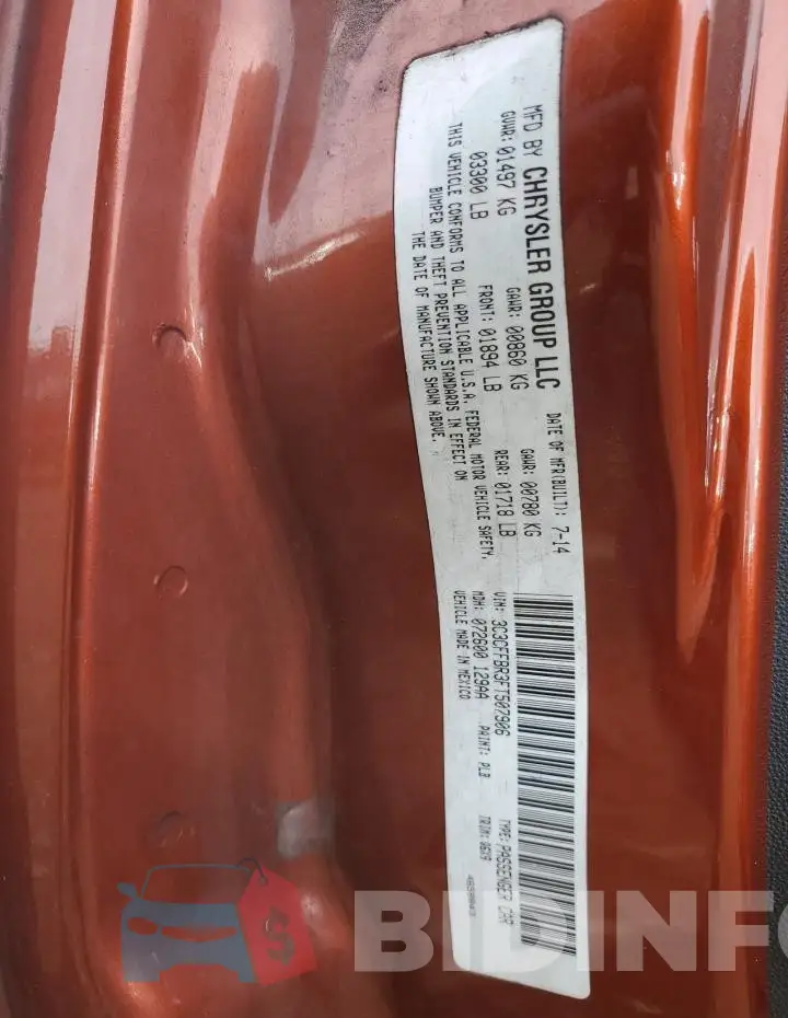 3C3CFFBR3FT507906 Photo# 13