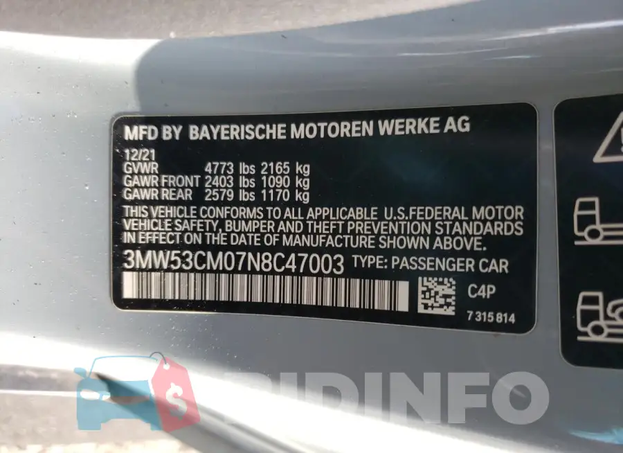 3MW53CM07N8C47003 Photo# 12