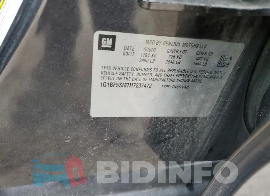 1G1BF5SM7H7237472 Photo# 13