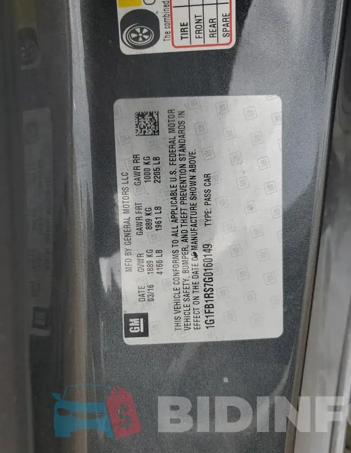 1G1FB1RS7G0160149 Photo# 13