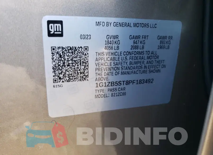 1G1ZB5ST8PF183492 Photo# 12