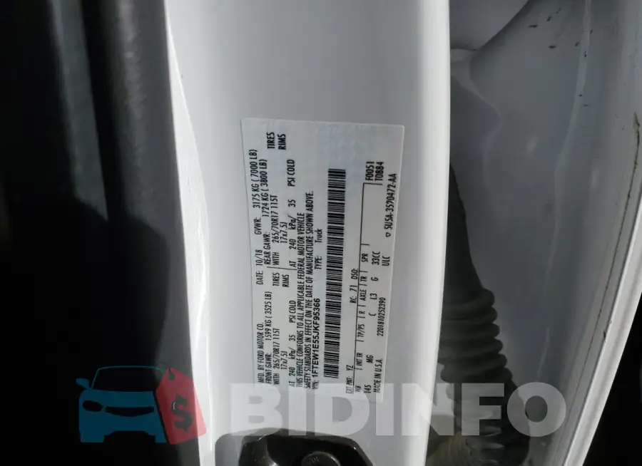 1FTEW1E55JKF95366 Photo# 12