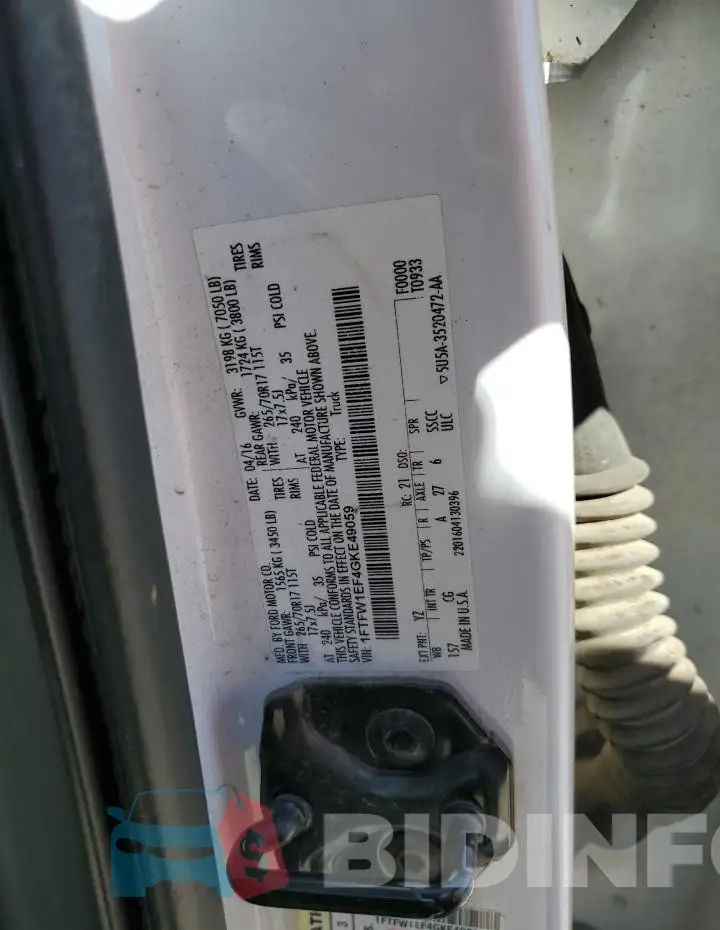 1FTFW1EF4GKE49059 Photo# 12