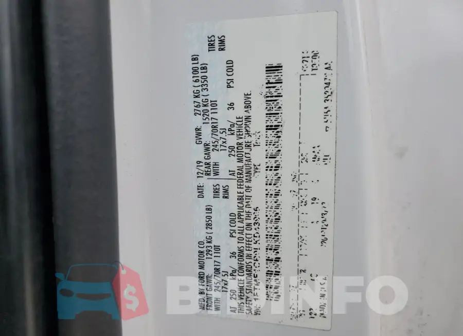 1FTMF1CB9LKD43966 Photo# 13