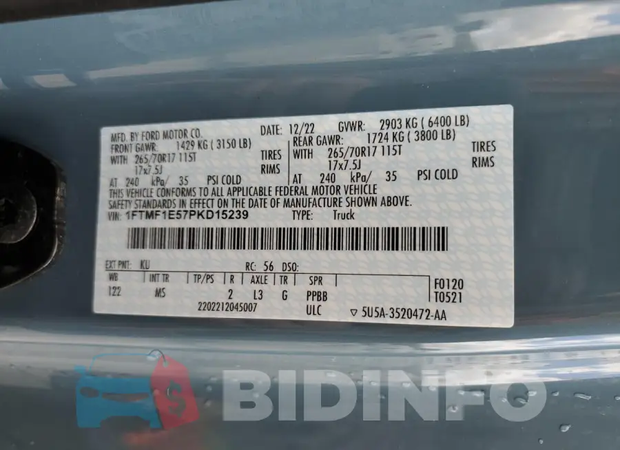 1FTMF1E57PKD15239 Photo# 12