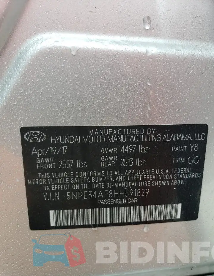 5NPE34AF8HH591829 Photo# 12