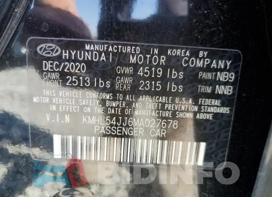 KMHL54JJ6MA027678 Photo# 13