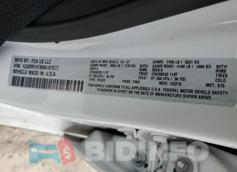 1C6SRFHT8NN167577 Photo# 12
