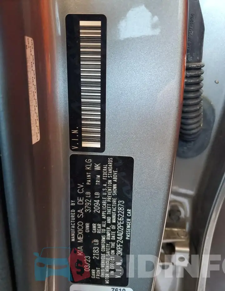 3KPF24AD2PE622873 Photo# 13