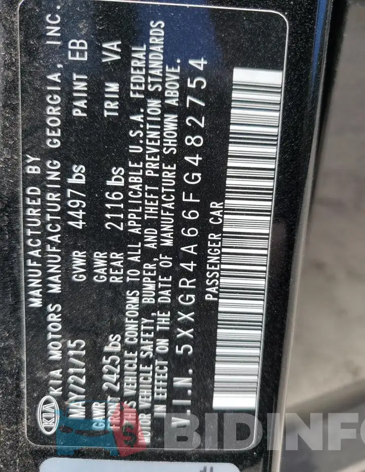 5XXGR4A66FG482754 Photo# 13