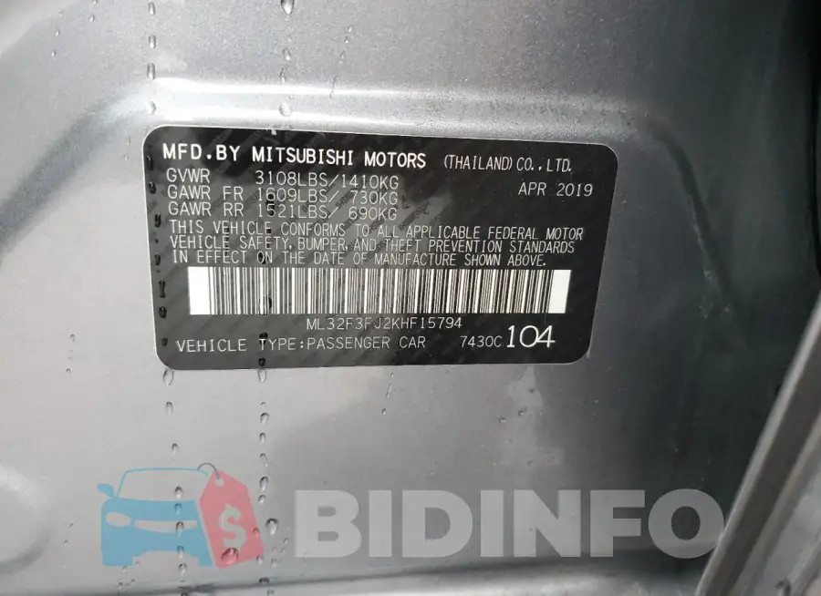 ML32F3FJ2KHF15794 Photo# 12