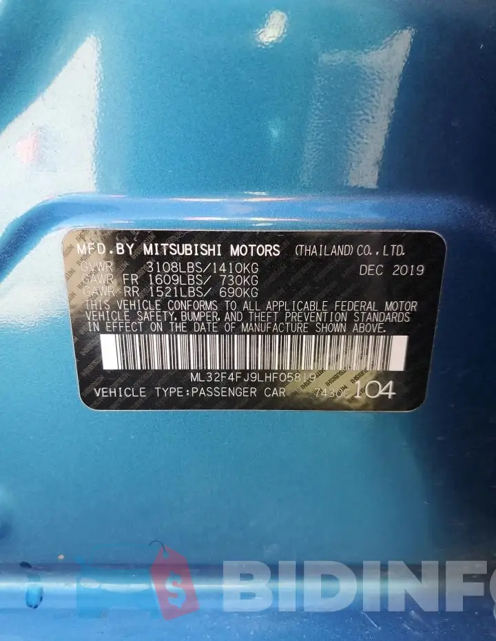ML32F4FJ9LHF05819 Photo# 12