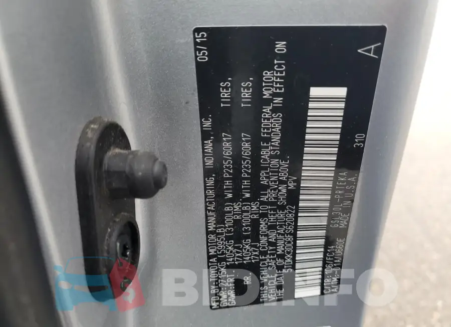 5TDKK3DC8FS620822 Photo# 12