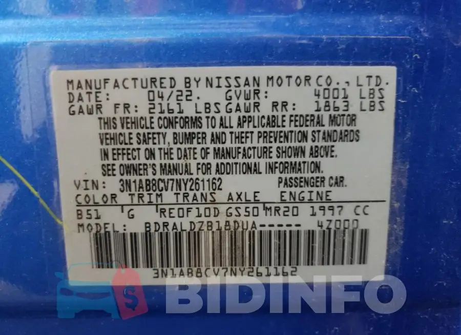 3N1AB8CV7NY261162 Photo# 12