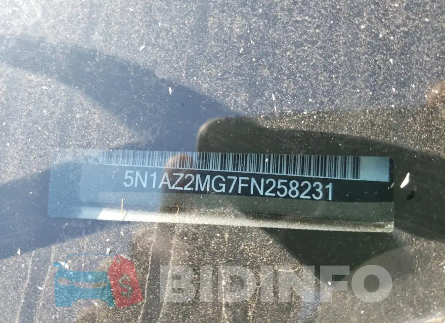 5N1AZ2MG7FN258231 Photo# 13