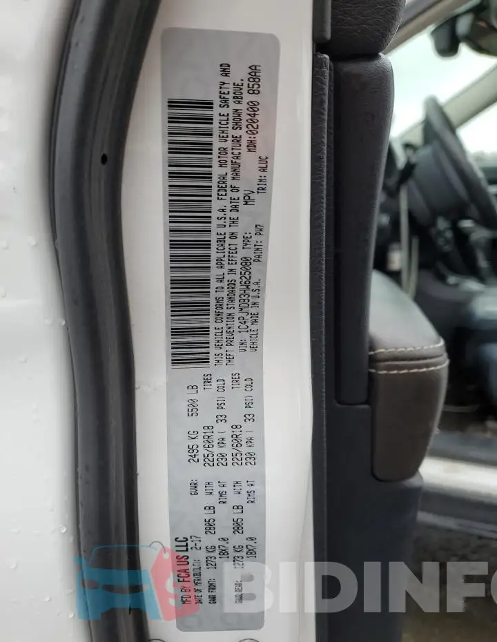 1C4PJMDB3HW625080 Photo# 14