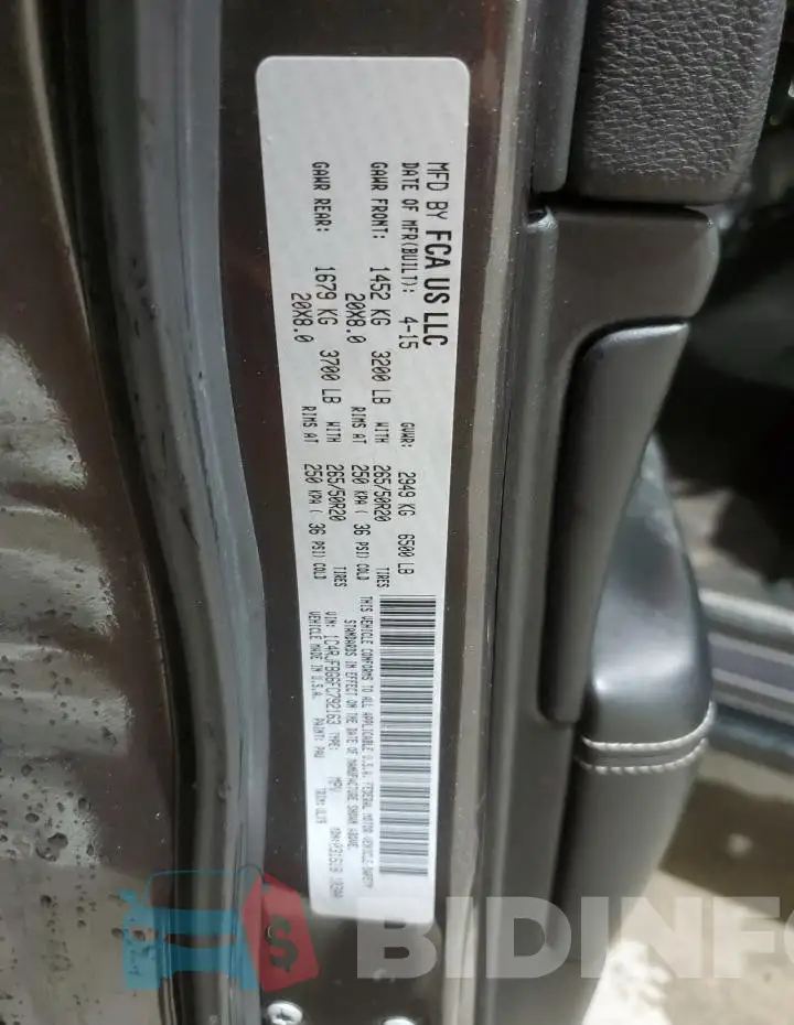 1C4RJFBG6FC792163 Photo# 13