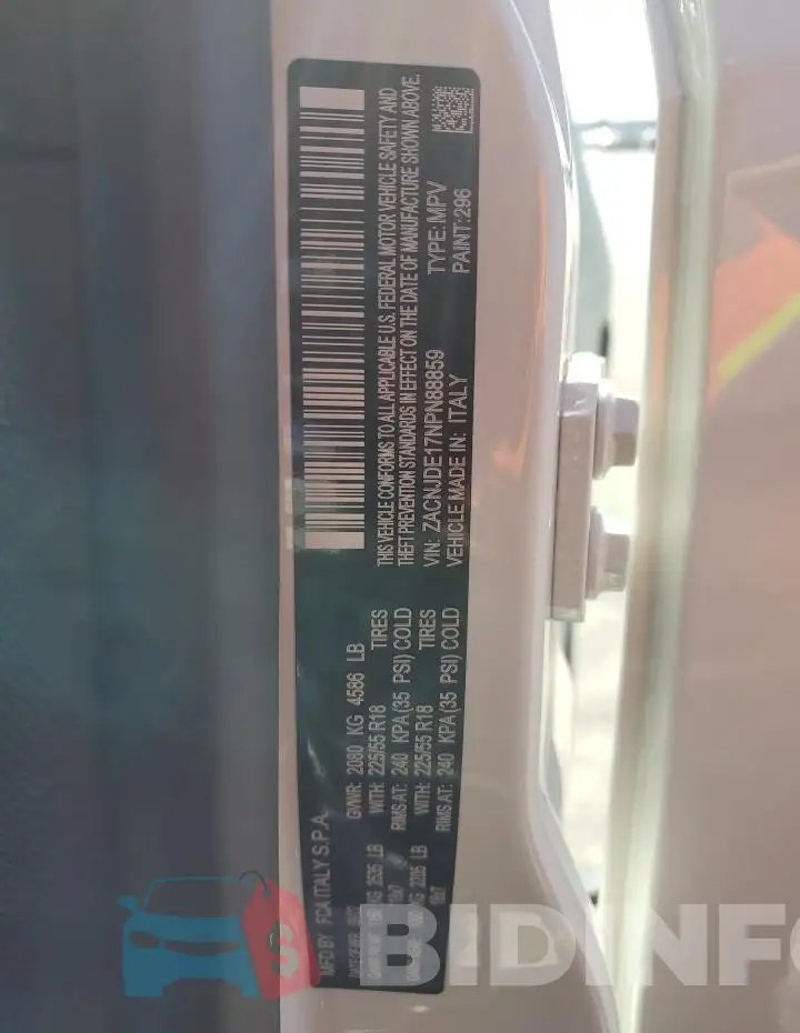 ZACNJDE17NPN88859 Photo# 12