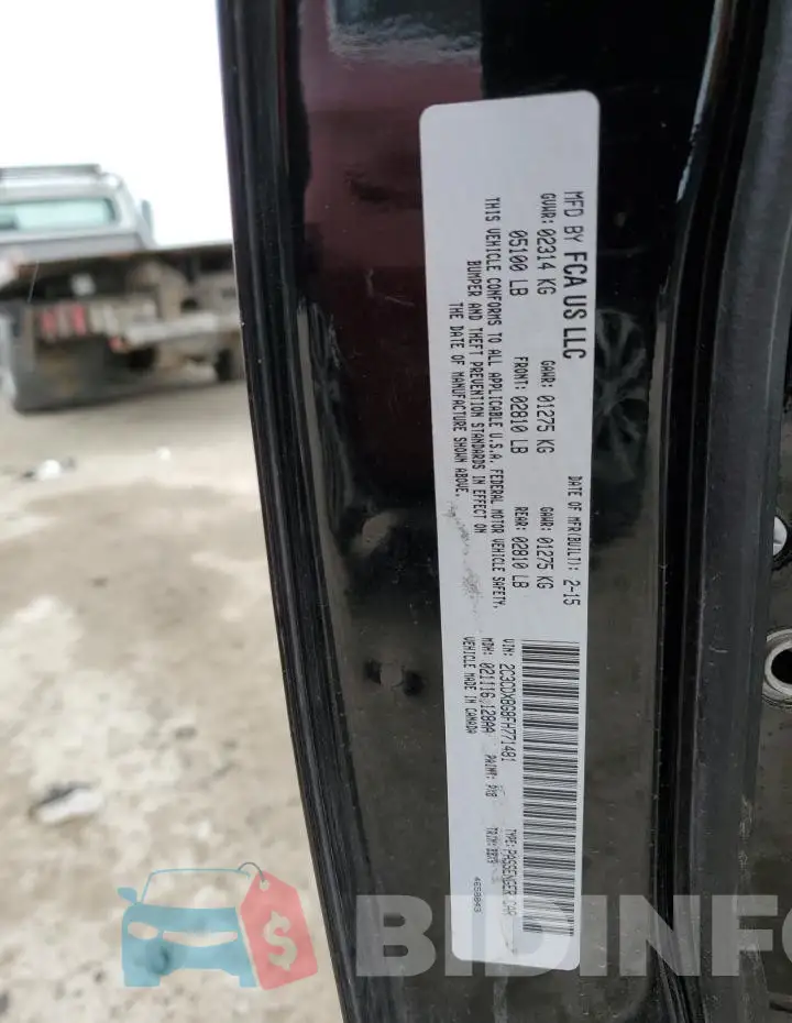 2C3CDXBG8FH771481 Photo# 12