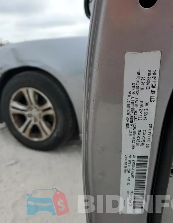 2C3CDXBG8FH795232 Photo# 12