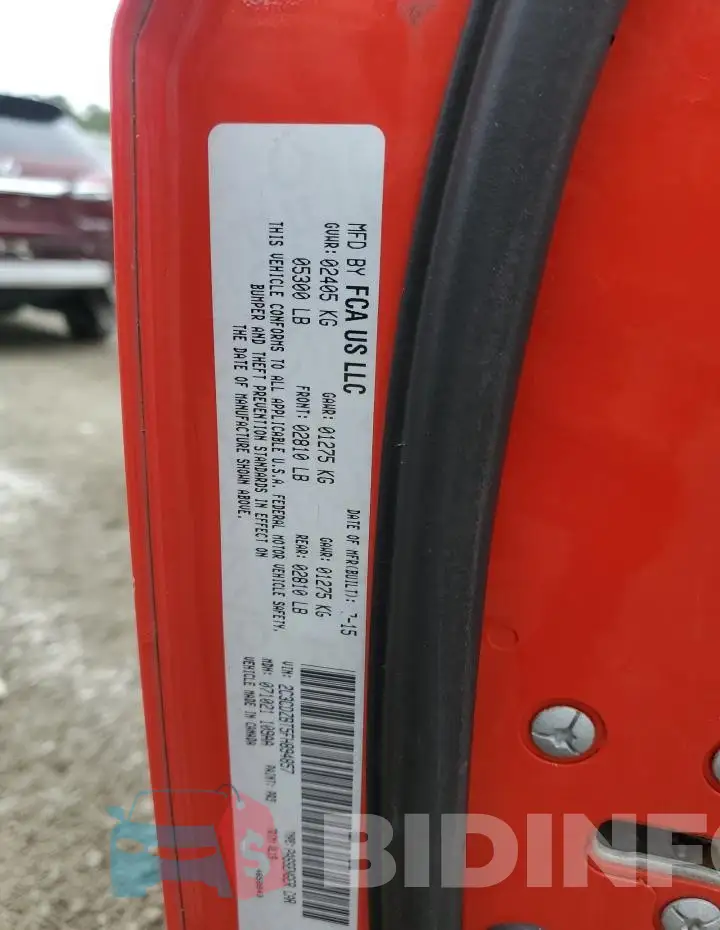 2C3CDZBT5FH894857 Photo# 13
