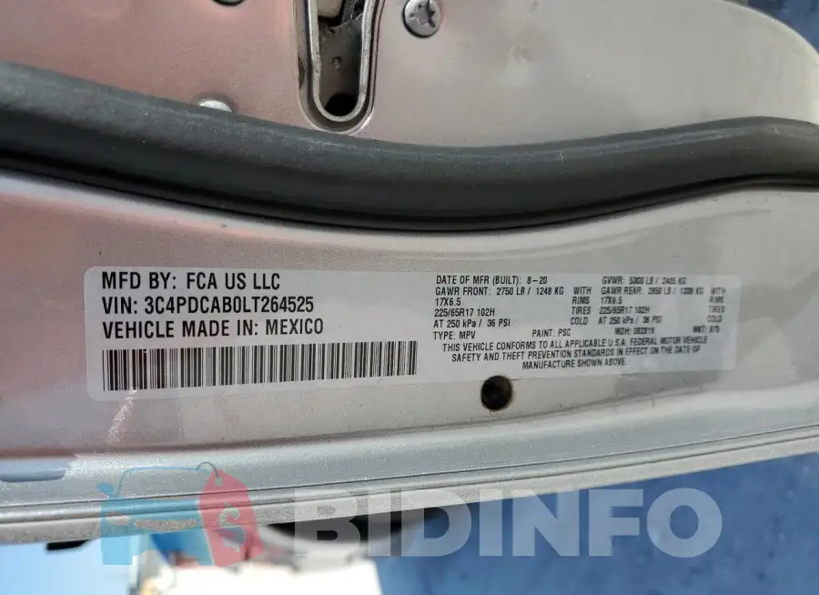 3C4PDCAB0LT264525 Photo# 13