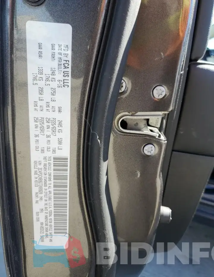 3C4PDCAB9GT209920 Photo# 14