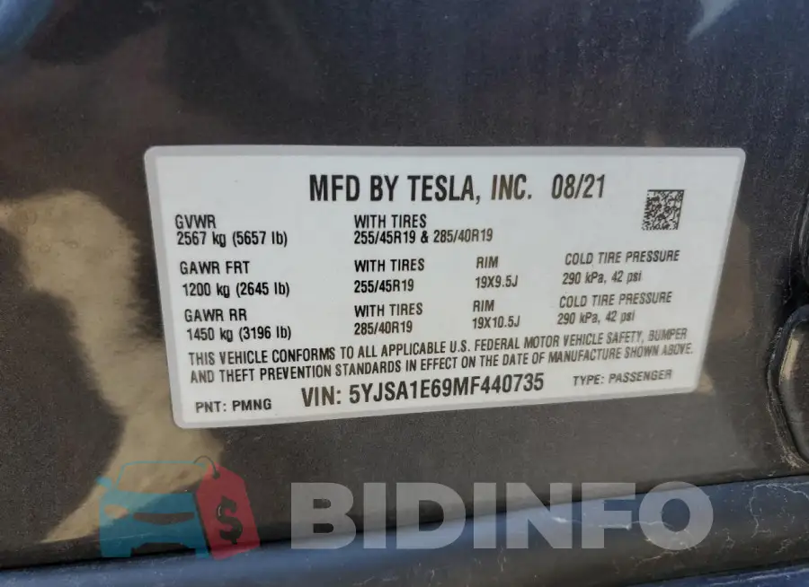 5YJSA1E69MF440735 Photo# 13