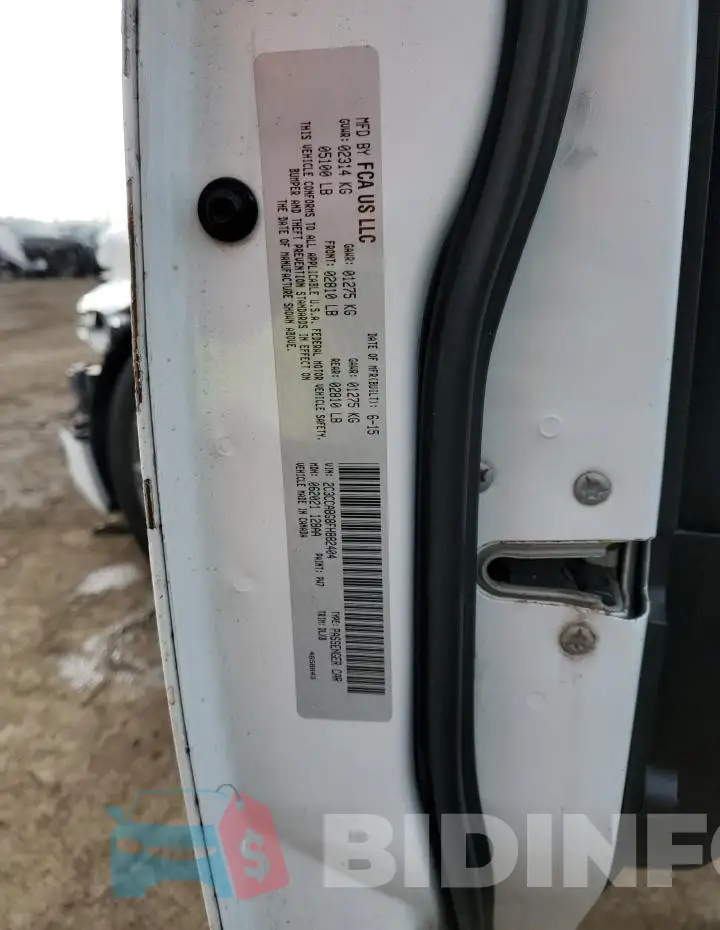 2C3CCABG8FH882404 Photo# 12