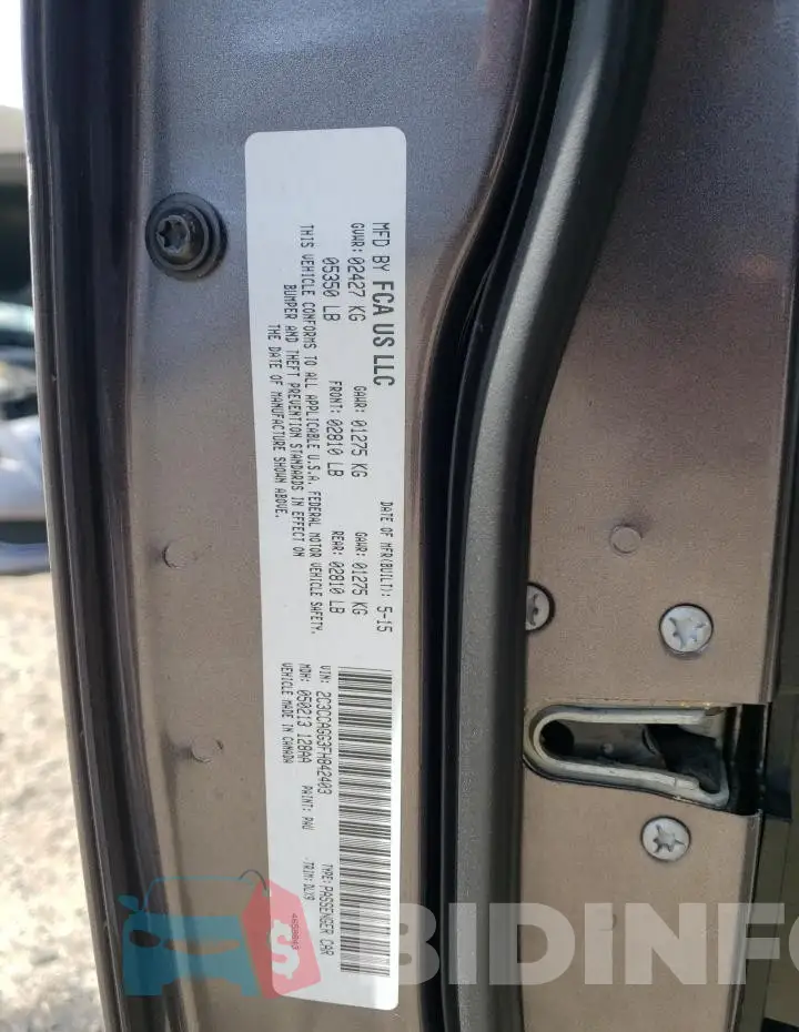 2C3CCAGG3FH842403 Photo# 12