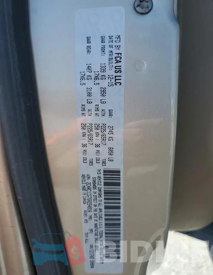 2C4RC1CG7GR254916 Photo# 13