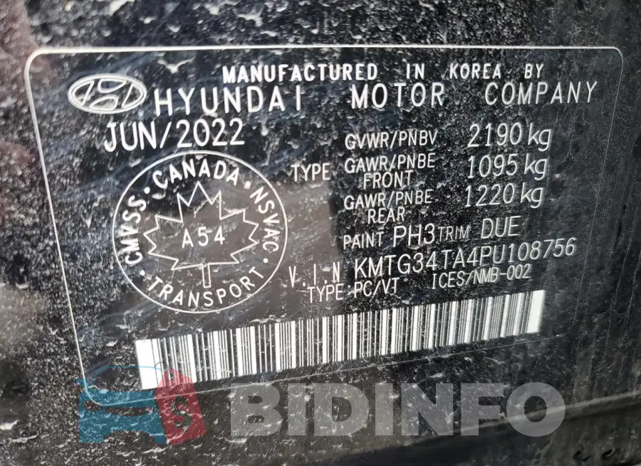 KMTG34TA4PU108756 Photo# 13
