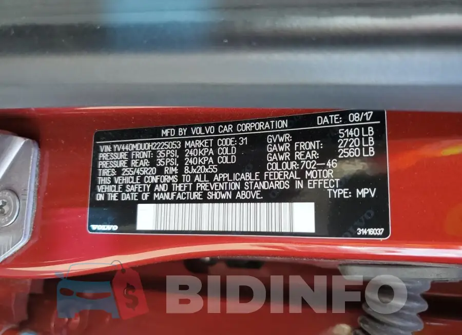 YV440MDU0H2225053 Photo# 13