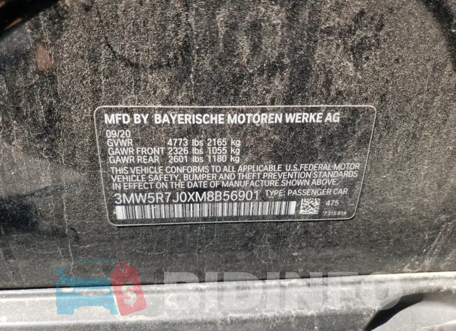 3MW5R7J0XM8B56901 Photo# 10