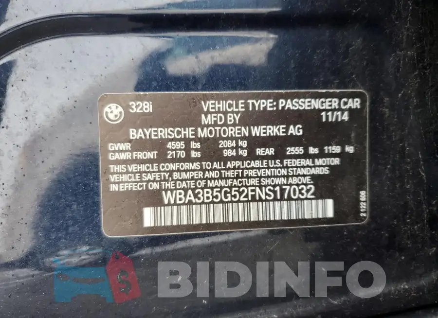 WBA3B5G52FNS17032 Photo# 12