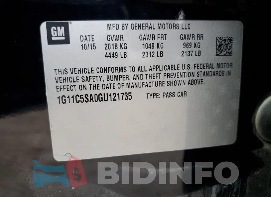1G11C5SA0GU121735 Photo# 12