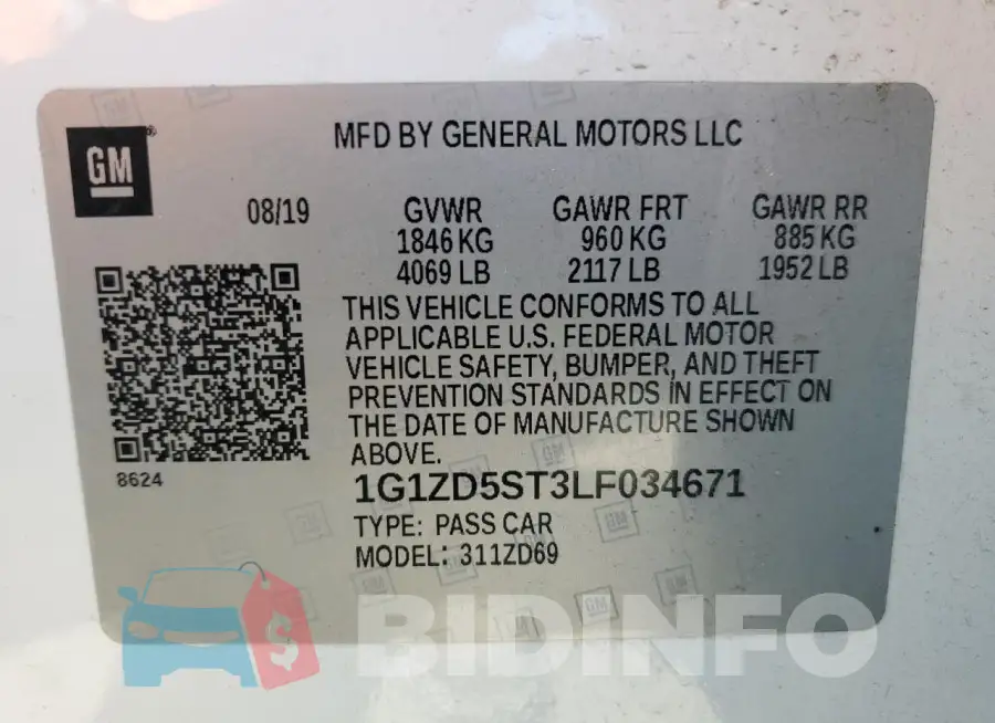 1G1ZD5ST3LF034671 Photo# 12