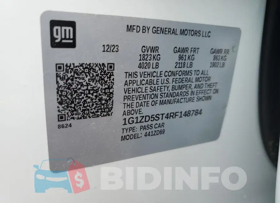 1G1ZD5ST4RF148784 Photo# 12