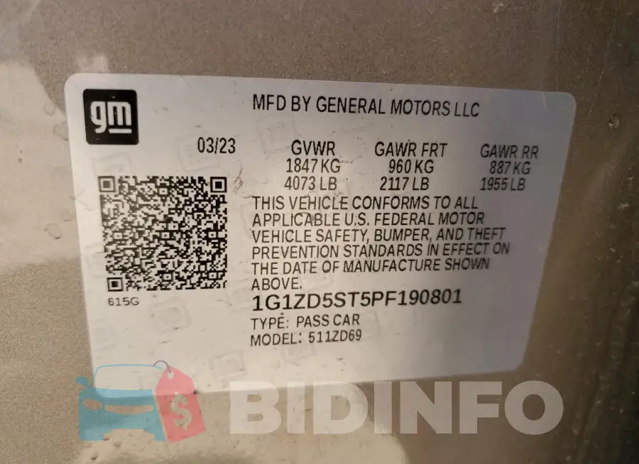 1G1ZD5ST5PF190801 Photo# 12