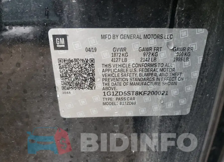 1G1ZD5ST8KF200021 Photo# 12