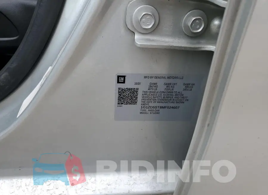 1G1ZD5ST8MF024607 Photo# 12